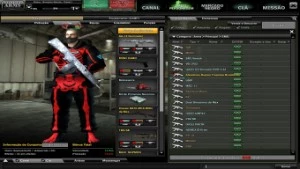 Conta Combat Arms com vários itens permanentes.