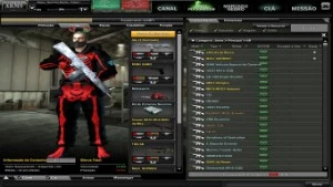 Conta Combat Arms com vários itens permanentes.