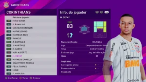OptionFile PES 2020 PS4/PS5/PC 100% Atualizado Janeiro 2026 - Outros