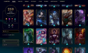 Conta Prata 4- 259 SKINS - League of Legends LOL