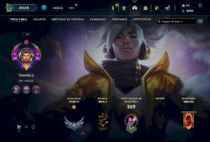 Conta Prata 4- 259 SKINS - League of Legends LOL