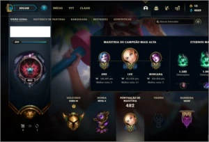 Conta ouro 3 com 145 champs e 125 skins ( MAIN SUP ) - League of Legends LOL