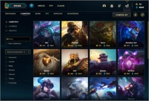 Conta ouro 3 com 145 champs e 125 skins ( MAIN SUP ) - League of Legends LOL