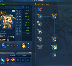 Omega Ladmo - Conta Midgame Frontier Liberado + Rank U - Digimon Masters Online