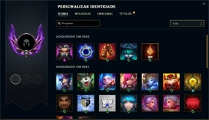 CONTA MESTRE LOL CHEIO DE ESPOLIOS ( DJ SONA ) - League of Legends