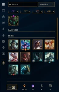 CONTA MESTRE LOL CHEIO DE ESPOLIOS ( DJ SONA ) - League of Legends