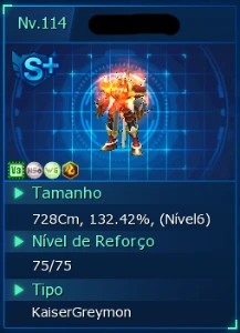 Conta LADMO bem adiantada! ótima para DG - Digimon Masters Online