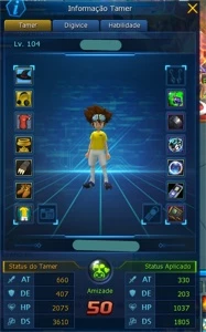 Conta promissora com AOX(qse6) Susanoo 6/6 LADMO - Alphamon - Digimon Masters Online