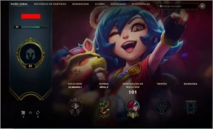 Conta B1 ( Elo Provisório ) - 22 Campeões - Level 31 - League of Legends LOL
