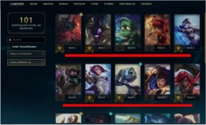 Conta B1 ( Elo Provisório ) - 22 Campeões - Level 31 - League of Legends LOL