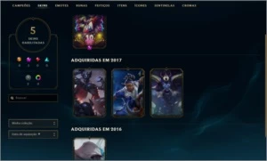 Conta B1 ( Elo Provisório ) - 22 Campeões - Level 31 - League of Legends LOL