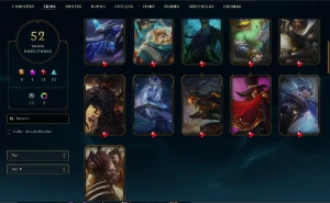 Conta Mestre - 52 Skin - Muito Espolios (Skins) + 2BRINDE ! - League of Legends LOL