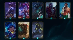 PLATINA 4, 22 SKINS, 700 RP, 8K EA - CONTA DE LOL - League of Legends