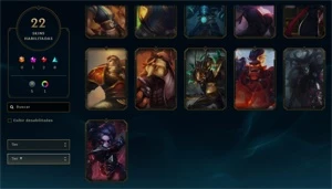 PLATINA 4, 22 SKINS, 700 RP, 8K EA - CONTA DE LOL - League of Legends