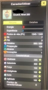 Enu lvl 200 Não certificado (Brutas) - Dofus