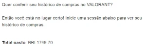 Conta Valorant - 1750 Gasto (Radiante)