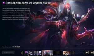 Conta Lol diamante , 440 Skins, 5K Gastos, Skin Do Jhin Rara - League of Legends