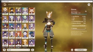AR55 no garantido 7personagens 5 estrelas GENSHIN IMPACT
