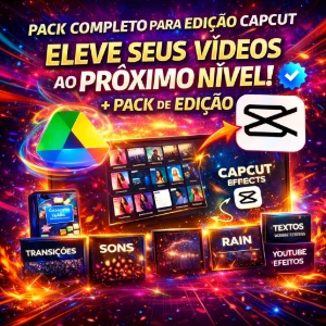 Pack completo para edição Capcut