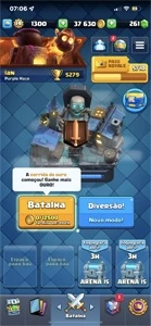 CONTA CLASH ROYALE LVL 14