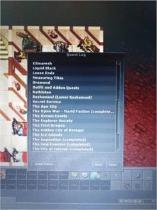 EK LVL 437 SKILLS 104/99 ML 11 NA BARRA - Tibia