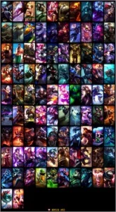 Cont LOL todos champ 93 skins unranked temp atual, bord ouro - League of Legends
