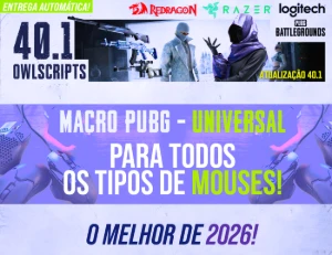 MACRO - PUBG STEAM - (VITALICIO) UNIVERSAL TODOS MOUSES