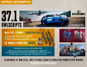 MACRO - PUBG STEAM - (VITALICIO) UNIVERSAL TODOS MOUSES