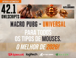 MACRO - PUBG STEAM - (VITALICIO) UNIVERSAL TODOS MOUSES