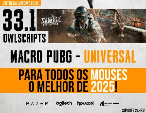 MACRO - PUBG STEAM - (VITALICIO) UNIVERSAL TODOS MOUSES