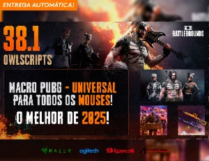 MACRO - PUBG STEAM - (VITALICIO) UNIVERSAL TODOS MOUSES