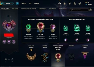 Conta League Of Legends LOL