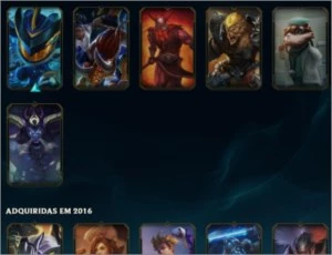 Conta League of Legends 182 Campeões LOL