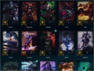 Conta League of Legends 182 Campeões LOL