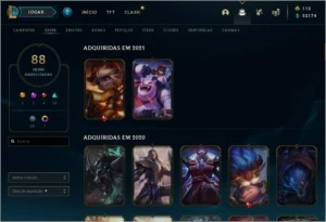 Conta LoL (2014) Diversas SKINS e ICONES! - League of Legends
