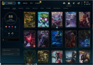 Conta LoL (2014) Diversas SKINS e ICONES! - League of Legends
