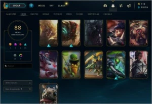 Conta LoL (2014) Diversas SKINS e ICONES! - League of Legends