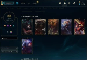 Conta LoL (2014) Diversas SKINS e ICONES! - League of Legends