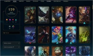 CONTA LOL - 129 SKINS - LEVEL.238 - League of Legends