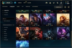 Conta ouro 2 com 131 champs e 94 skins - League of Legends LOL