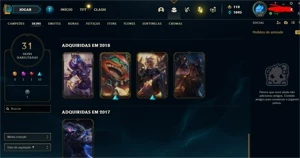 CONTA GOLD S11 - League of Legends LOL