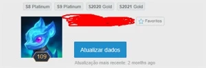 CONTA GOLD S11 - League of Legends LOL