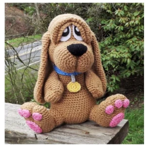 Receita em PDF - Cachorro Scooby Amigurumi