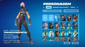 Conta Fortnite 213 skins preço negociável