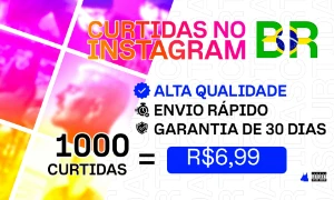 🏆[PROMOÇÃO]✨CURTIDAS BRASILEIRAS NO INSTAGRAM 1K POR R$6,99 - Social Media