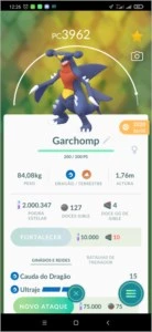 Conta pokémon nível 42
