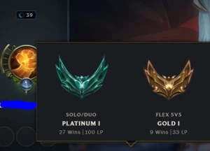 Conta Platina 1 (md3 1/0) Sem E-Mail Confirmado - League of Legends LOL