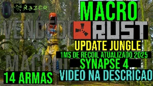 Macro Rust (1Ms Recoil & Full Armas) Mouses RAZER - NEW 2025