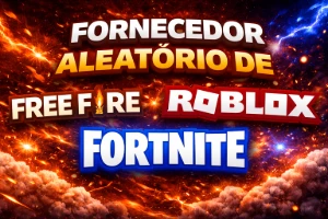 Fornecedores Aleatorios, Free Fire, Roblox, Fortinaite, Etc