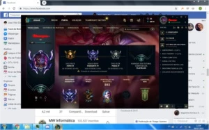 Conta diamante 4 - League of Legends LOL